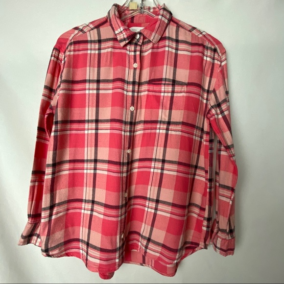 Old Navy Girls Pink Tunic Plaid Shirt Large - Picture 14 of 14